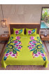 Hand Painted Rayon Bedsheet Set King Size Hand Painted Rayon Bedsheet Set King Size